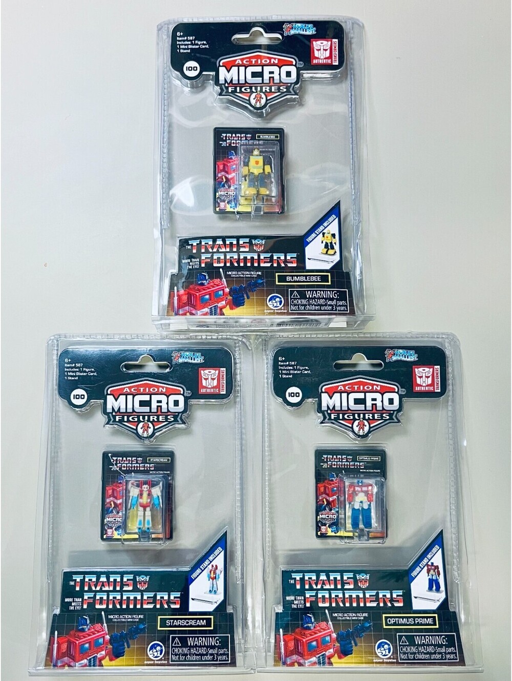 Transformers World's Smallest Micro Action Figure Series 1  Complete Set Bundle